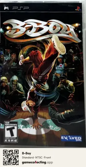 B-Boy PlayStation Portable, NTSC box front