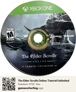 The Elder Scrolls Online: Tamriel Unlimited Xbox One, NTSC disc