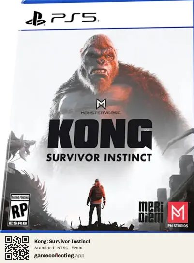 Kong: Survivor Instinct PlayStation 5, NTSC box front