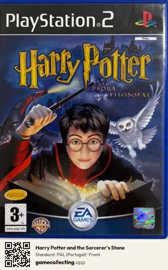 Harry Potter and the Sorcerer's Stone PlayStation 2, Portugal box front
