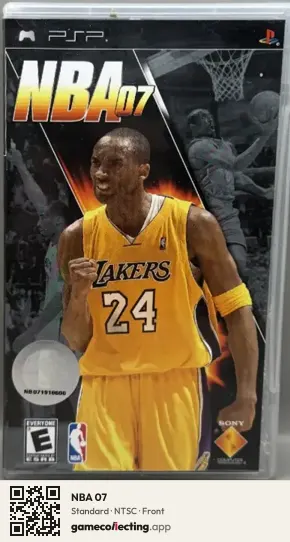 NBA 07 PlayStation Portable, NTSC box front