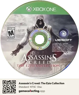 Assassin's Creed: The Ezio Collection Xbox One, NTSC disc