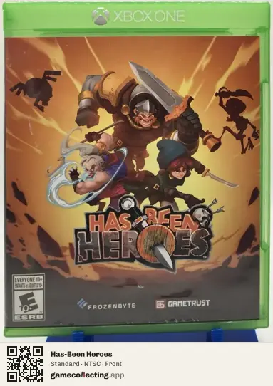 Has-Been Heroes Xbox One, NTSC box front