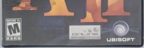 XIII, the ESRB box on its front
