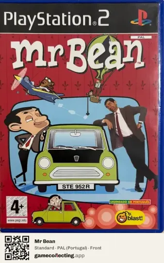 Mr Bean PlayStation 2, Portugal box front