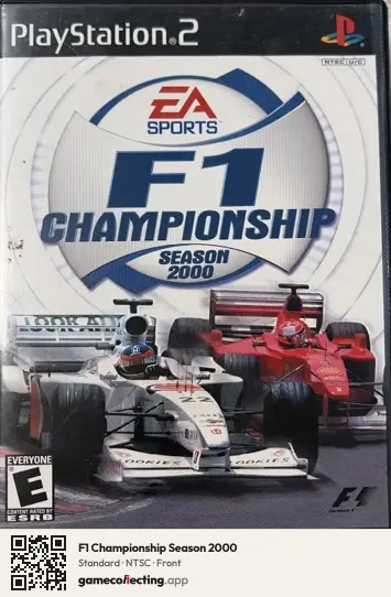 F1 Championship Season 2000 PlayStation 2, NTSC box front