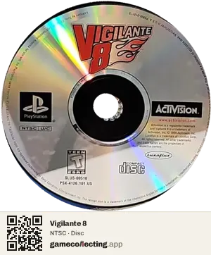 Vigilante 8 PlayStation, NTSC disc