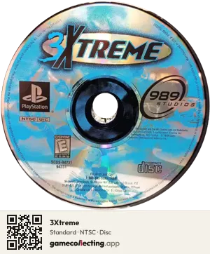 3Xtreme PlayStation, NTSC disc