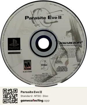 Parasite Eve II PlayStation, NTSC disc