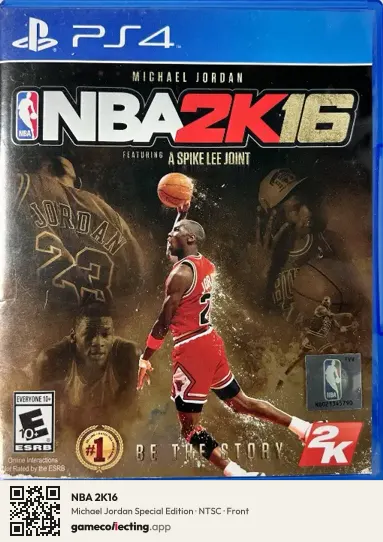 NBA 2K16 PlayStation 4, NTSC box front