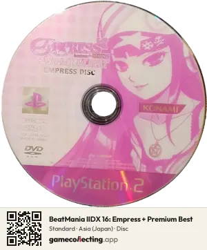 BeatMania IIDX 16: Empress + Premium Best PlayStation 2, Asia disc