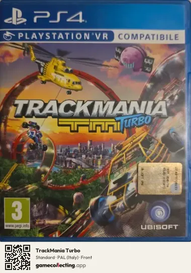 TrackMania Turbo PlayStation 4, Italy box front