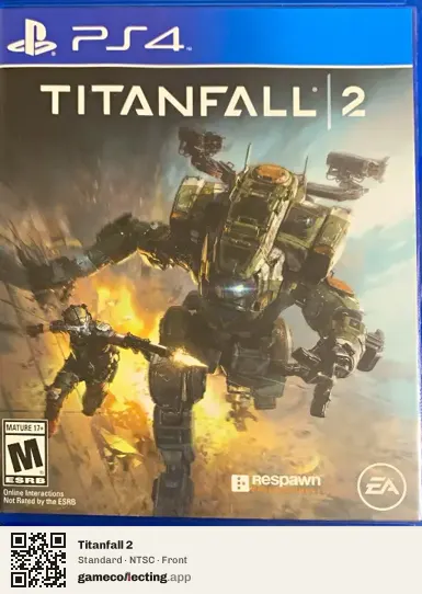 Titanfall 2 PlayStation 4, NTSC box front