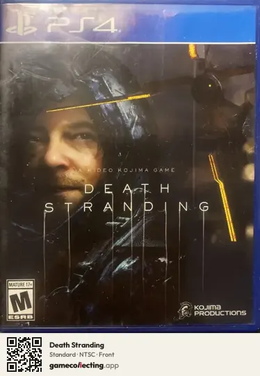 Death Stranding PlayStation 4, NTSC box front
