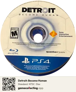 Detroit: Become Human PlayStation 4, NTSC disc