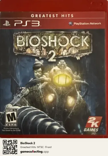 BioShock 2 PlayStation 3, NTSC box front