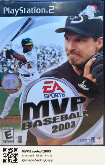 MVP Baseball 2003 PlayStation 2, NTSC box front