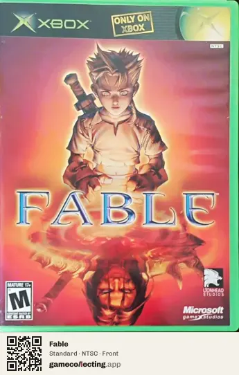 Fable Xbox, NTSC box front
