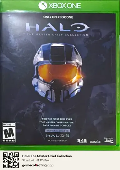 Halo: The Master Chief Collection Xbox One, NTSC box front
