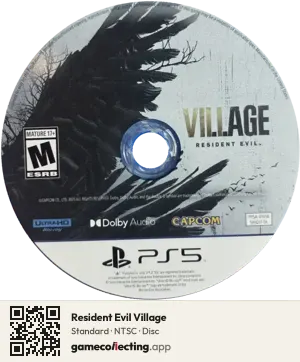 Resident Evil Village PlayStation 5, NTSC disc