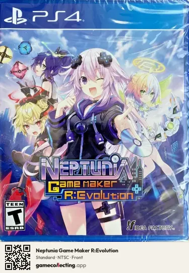 Neptunia Game Maker R:Evolution PlayStation 4, NTSC box front
