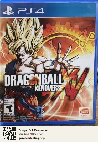 Dragon Ball Xenoverse PlayStation 4, NTSC box front