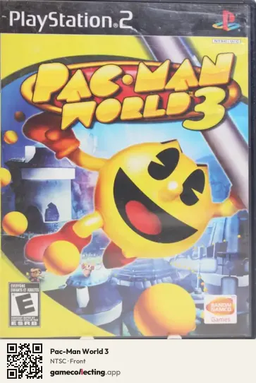 Pac-Man World 3 PlayStation 2, NTSC box front