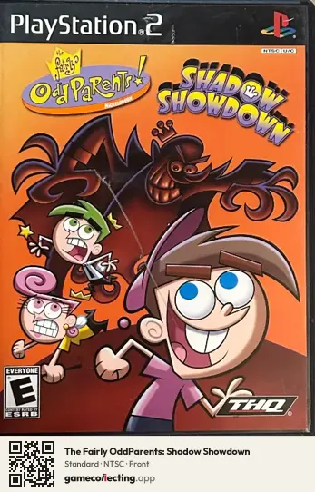 The Fairly OddParents: Shadow Showdown PlayStation 2, NTSC box front