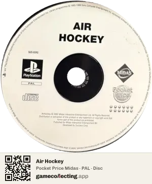 Air Hockey PlayStation, PAL disc