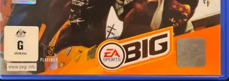 NFL Street, the PEGI square on its front