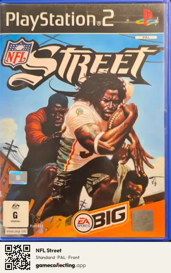 NFL Street PlayStation 2, PAL box front