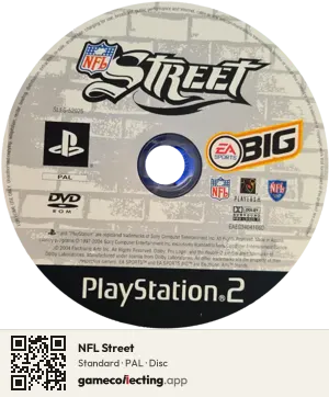 NFL Street PlayStation 2, PAL disc
