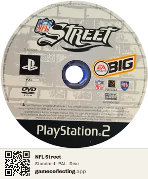 NFL Street PlayStation 2, PAL disc