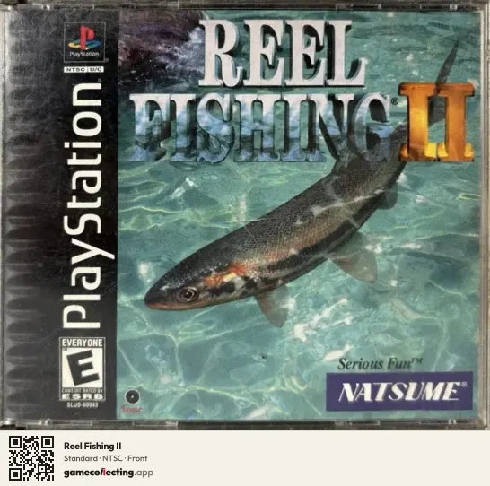 Reel Fishing II PlayStation, NTSC box front