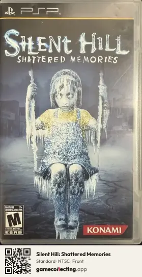 Silent Hill: Shattered Memories PlayStation Portable, NTSC box front