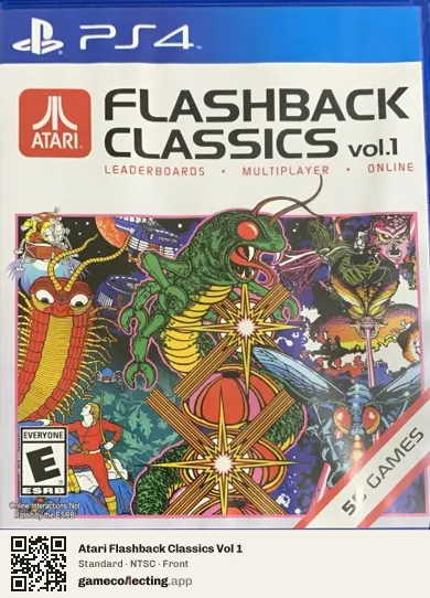 Atari Flashback Classics Vol 1 PlayStation 4, NTSC box front