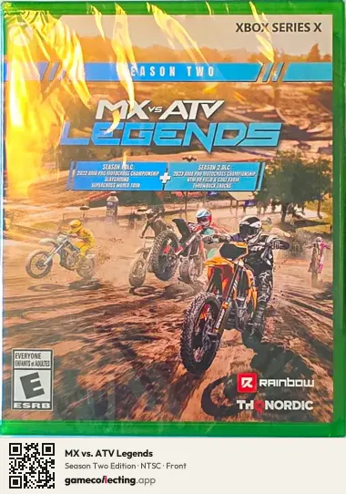 MX vs. ATV Legends Xbox Series X, NTSC box front