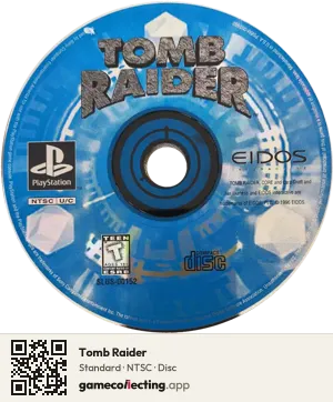 Tomb Raider PlayStation, NTSC disc