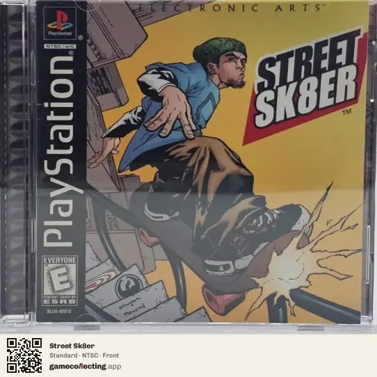 Street Sk8er PlayStation, NTSC box front