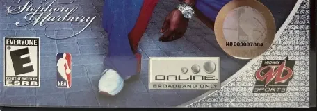 NBA Ballers, the ESRB box on its front