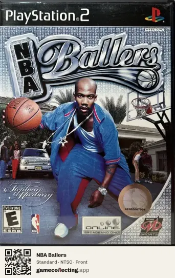 NBA Ballers PlayStation 2, NTSC box front