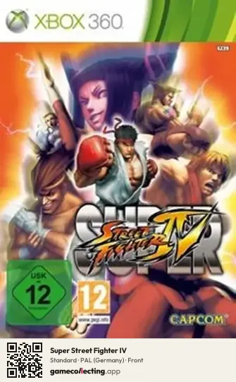 Super Street Fighter IV Xbox 360, Germany box front