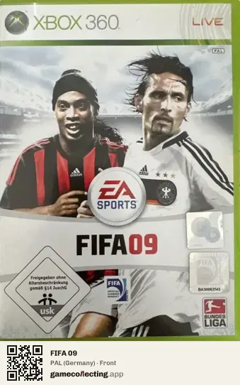 FIFA 09 Xbox 360, Germany box front