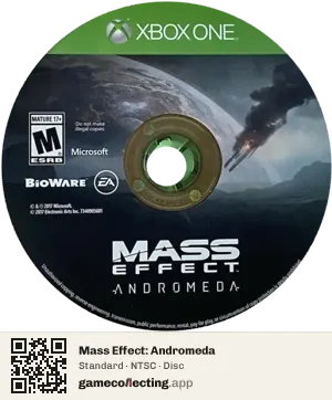 Mass Effect: Andromeda Xbox One, NTSC disc