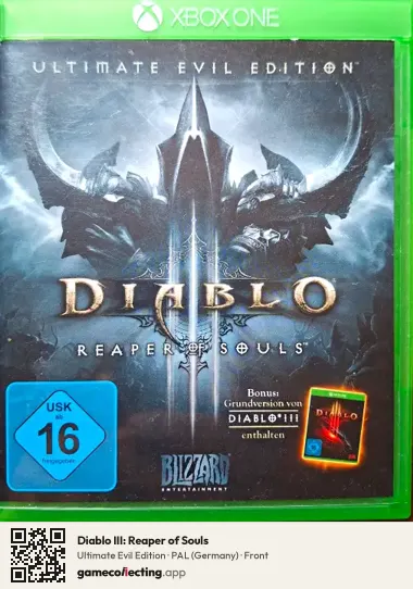 Diablo III: Reaper of Souls Xbox One, Germany box front