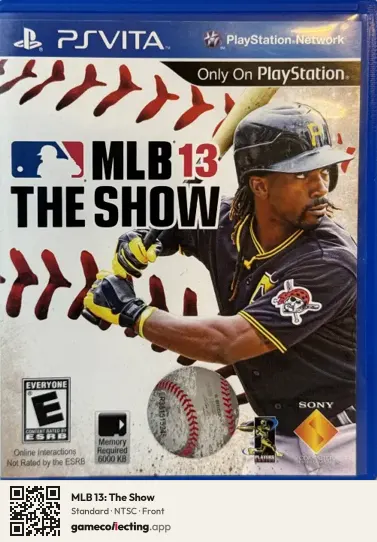 MLB 13: The Show PlayStation Vita, NTSC box front