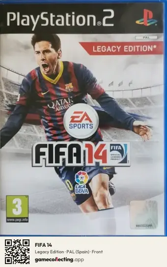 FIFA 14 PlayStation 2, Spain box front