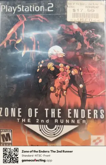 Zone of the Enders: The 2nd Runner PlayStation 2, NTSC box front