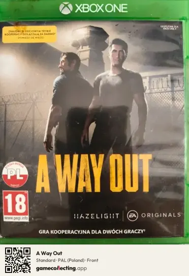 A Way Out Xbox One, Poland box front