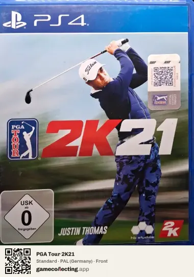 PGA Tour 2K21 PlayStation 4, Germany box front